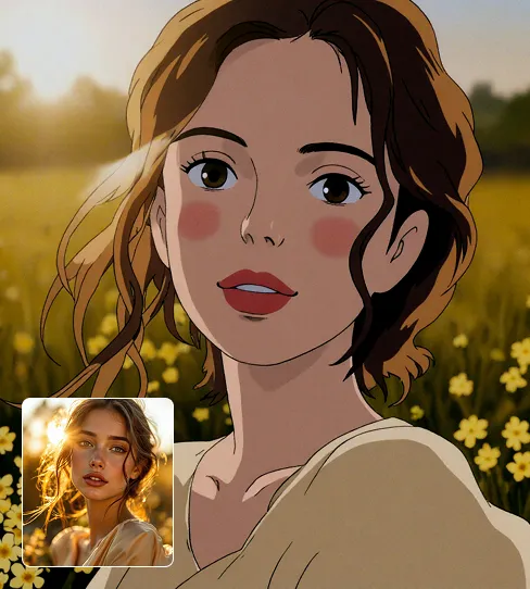 Recursos Principais do Gerador de Memes Ghibli