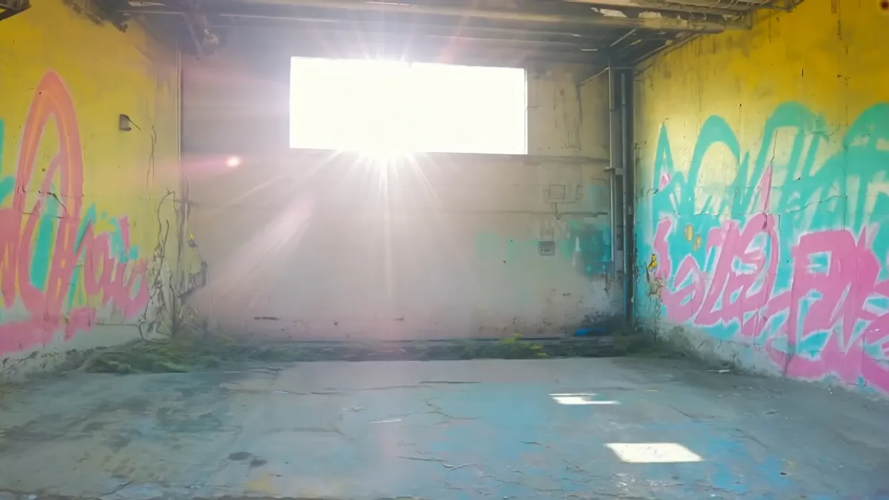 A warehouse should appear with a secret realm of forgotten forest